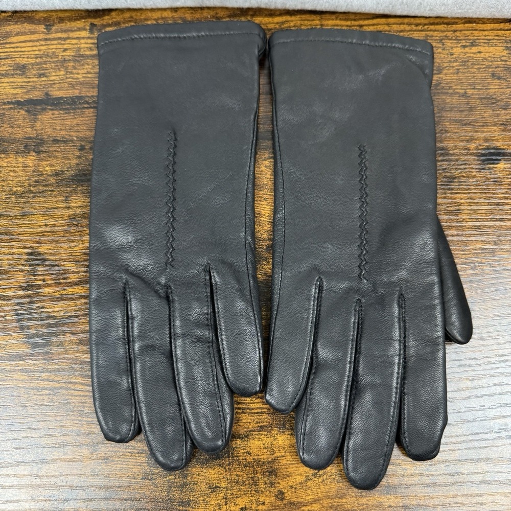 Vintage‎ Fownes Woman's Genuine Leather Gloves Size 7 WPL 9522 Lined